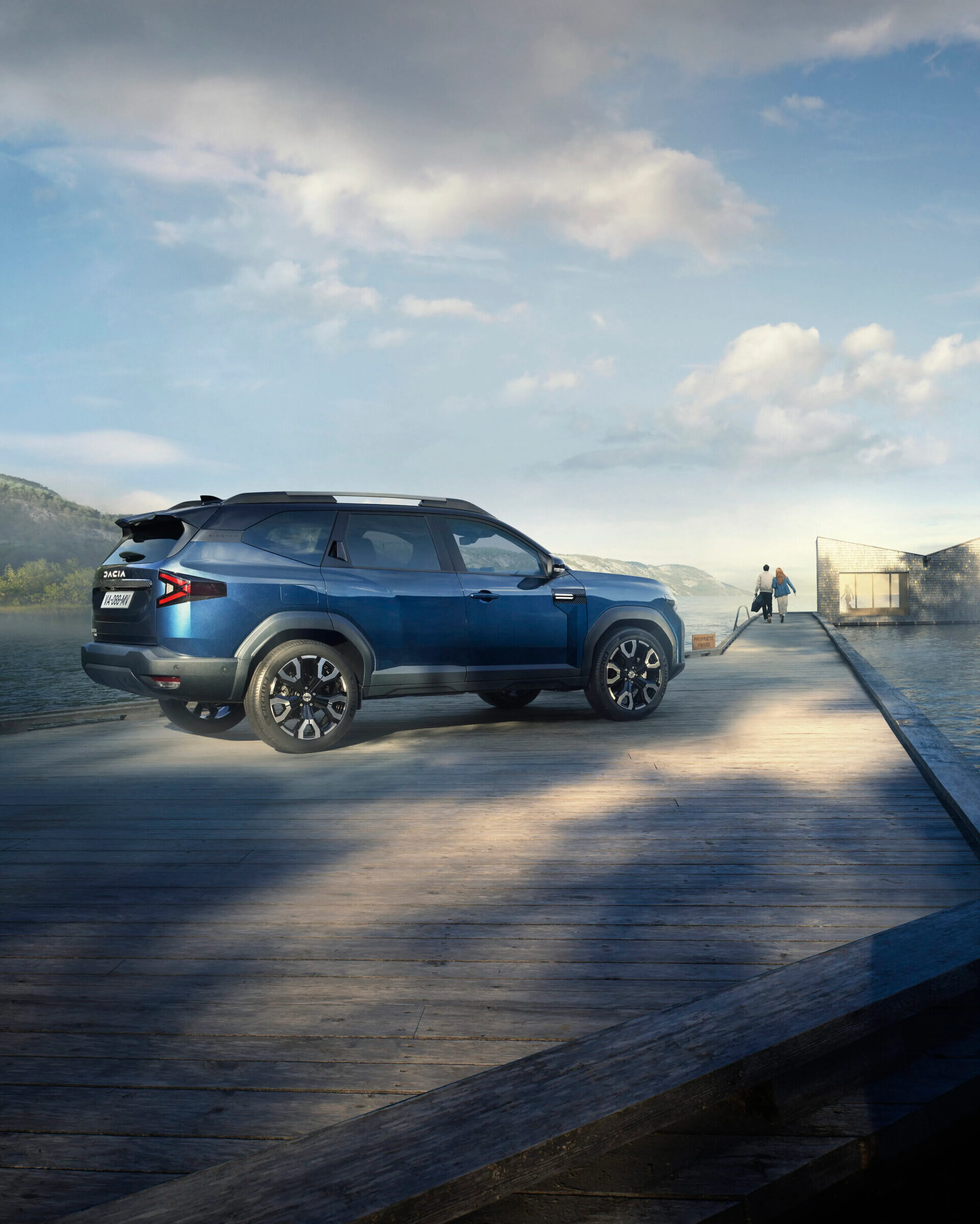 Dacia Bigster sur une route