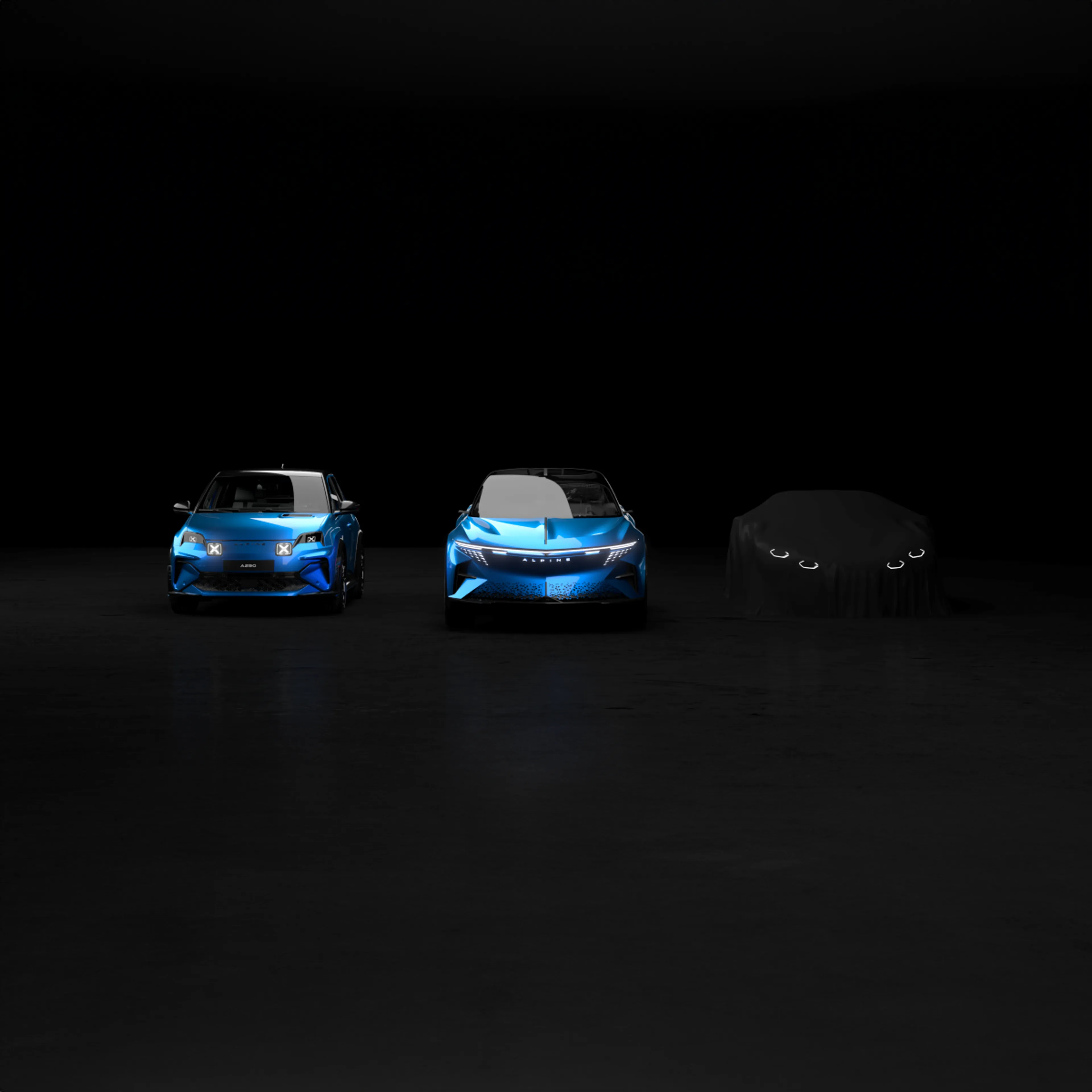A dream garage of 100% electric sports cars image